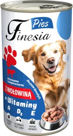 Pies Wołowina Kawałki 1240g