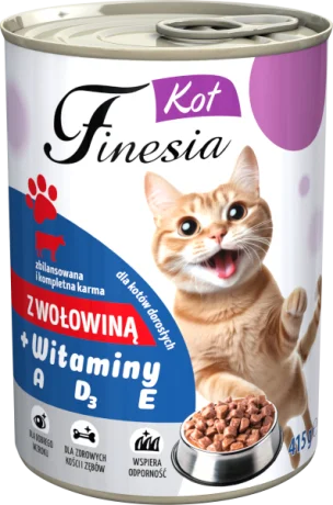 Kot Wołowina Kawałki 415g