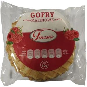Gofry Smakowe Malinowe 80g