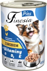 Pies Drób Kawałki 415g