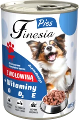 Pies Wołowina Kawałki 415g